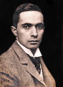 Portræt af Joseph Christian Leyendecker, 1895 (sepia-foto)